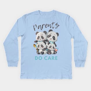 Parents Do Care Kids Long Sleeve T-Shirt